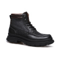 ABINITIO Chinese Oem Comfortable Male Men Warm Winter Leather Boots Shoes